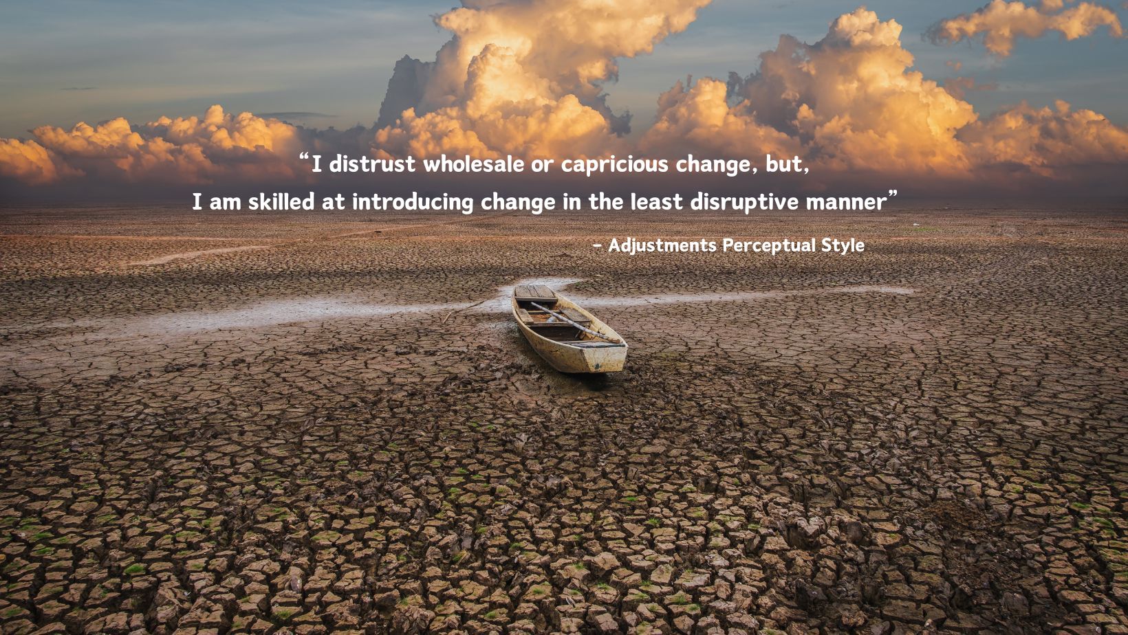 Change is constant; it's part of your daily life. There are changes in the weather, the economy, relationships, work situations, etc.