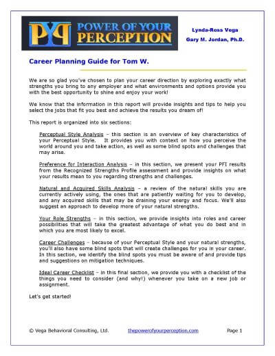 Career Planning Guide booklet helping you align work with your strengths for a fulfilling career
