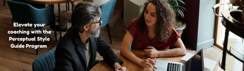 Coaching session, symbolizing journey and growth through Perceptual Style Guide program