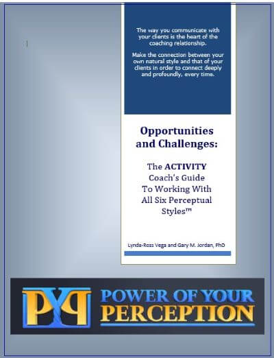 Personalized Perceptual Style Opportunities and Challenges guide to strengthen coaching relationships and strategies